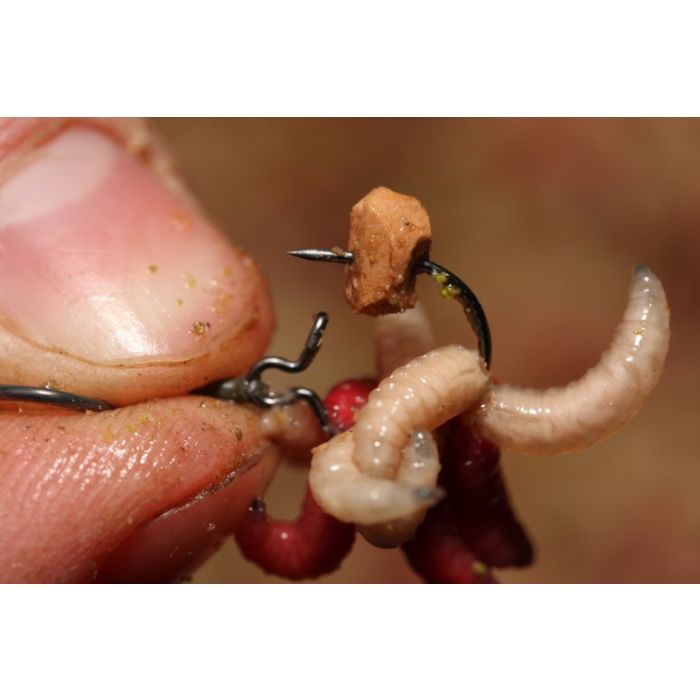 Clips pentru Viermusi Orange Fishing Maggot Clips, 5buc/plic