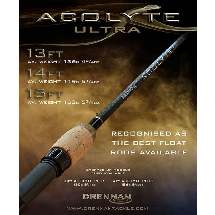 Lanseta Drennan Acolyte Ultra Rod, 3.96m, 1-8g, 3buc