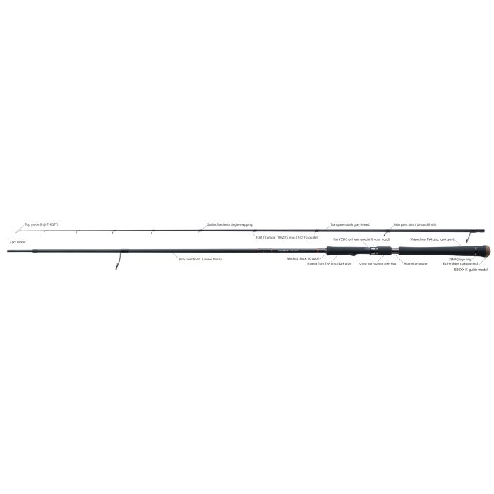 Lanseta Zenaq Snipe S72XX K, 2.19m, 6-35g, 2buc