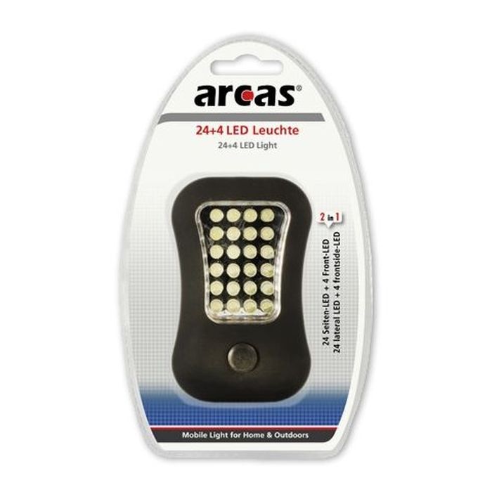 Lanterna Utilitara Arcas cu Magnet, 24+4 LED-uri
