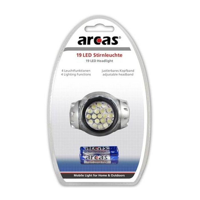 Lanterna de Cap Arcas Headlight, 19 LED-uri