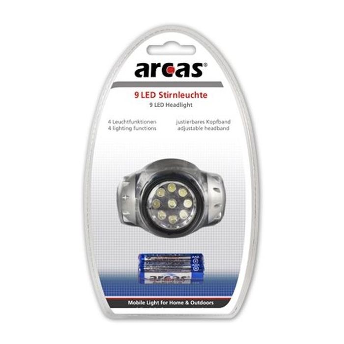 Lanterna de Cap Arcas Headlight, 9 LED-uri