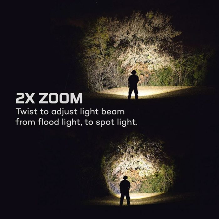 Lanterna de Mana Reincarcabila Nebo 12K LED Torch, Max 12000 Lumeni