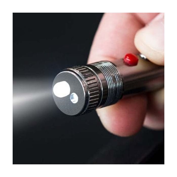 Lanterna LED tip Breloc True Utility LASERLITE+, Anodised Aluminium, 10 Lumeni