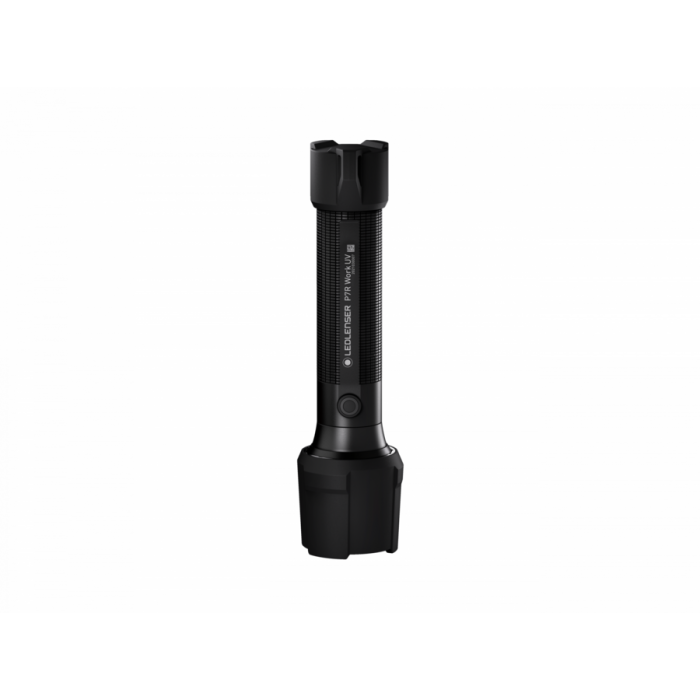 Lanterna Led Lenser P7R Work UV Black, 1200 Lumeni, Acumulator+USB