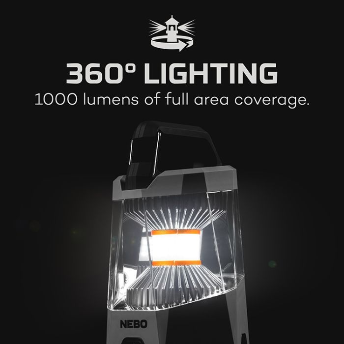 Lanterna Reincarcabila Nebo GALILEO™ 1000 Lantern, Max 1000 Lumeni