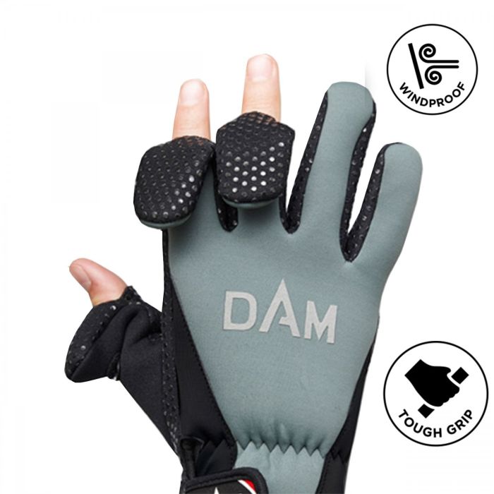 Manusi Neopren DAM Fighter Glove, BlackGrey
