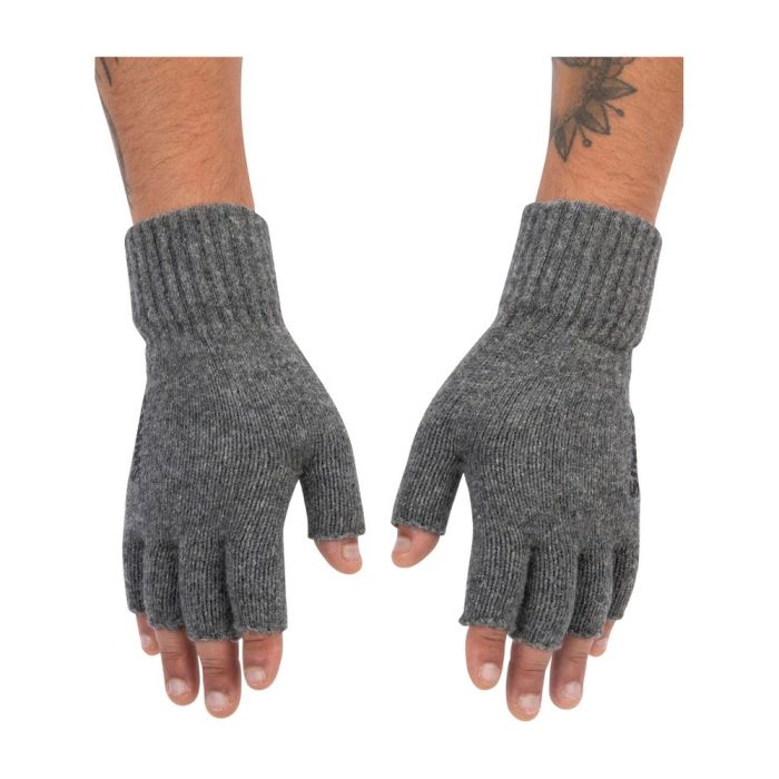Manusi Simms Wool ½ Finger Glove Steel