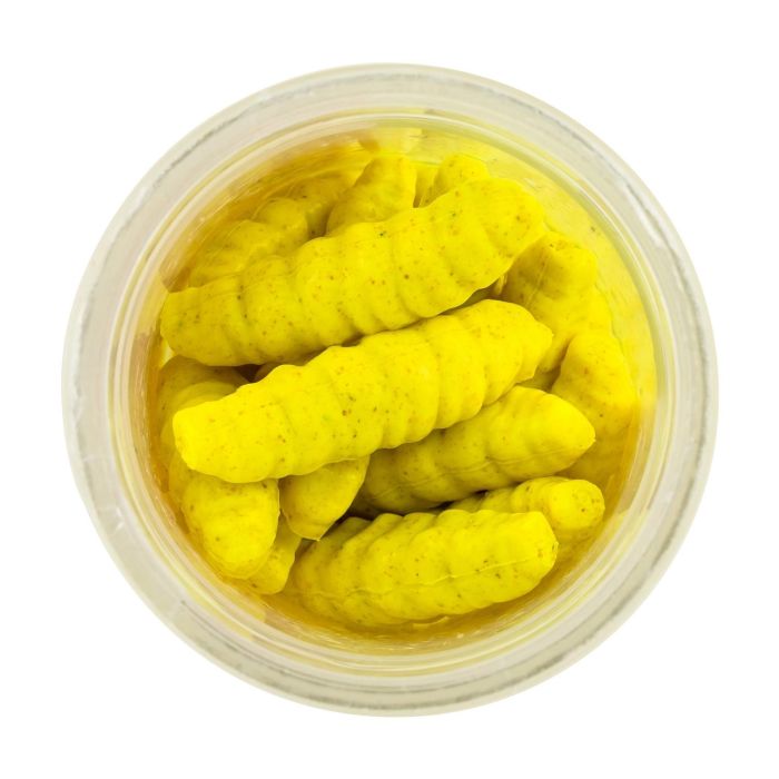 Naluca Berkley Gulp! Alive Honey Worm Original Scent Honey Yellow, 18buc/borcan