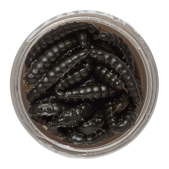 Naluca Berkley PowerBait Power Honey Worm Black, 60g, 25buc/borcan