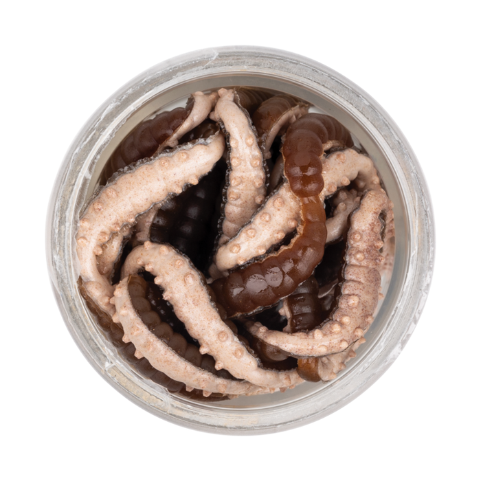 Naluca Berkley PowerBait Power Honey Worm, Grey Pearl, 2.5cm, 55bucborcan
