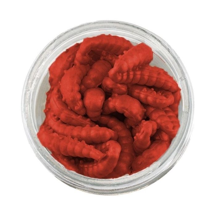 Naluca Berkley PowerBait Power Honey Worm, Red, 2.5cm, 55buc/borcan