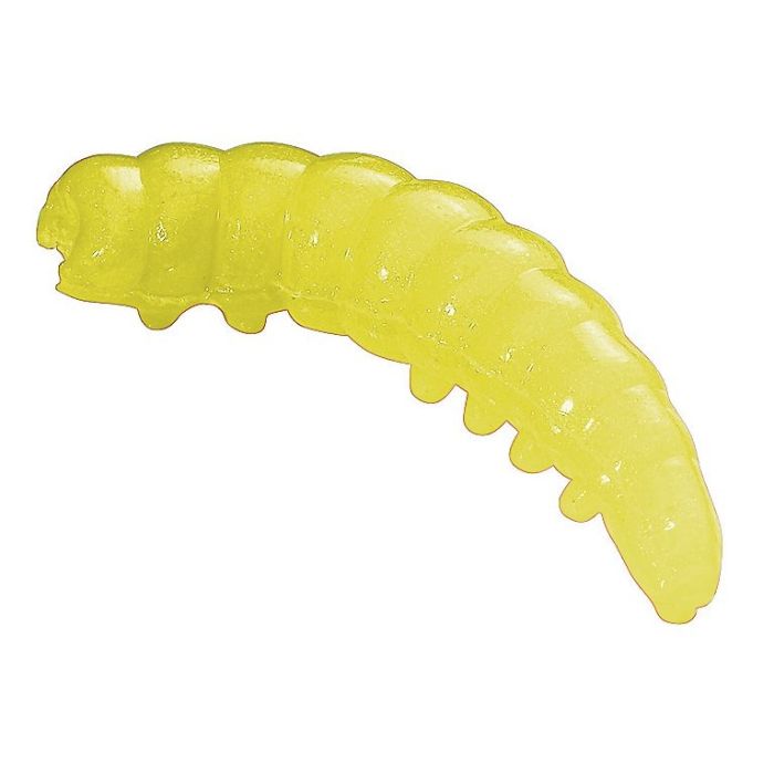 Naluca Berkley PowerBait Power Honey Worm Yellow, 60g, 25buc borcan