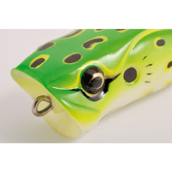 Naluca Soft Rapture Popper Frog, Leopard Fluo Green, 6cm, 15g