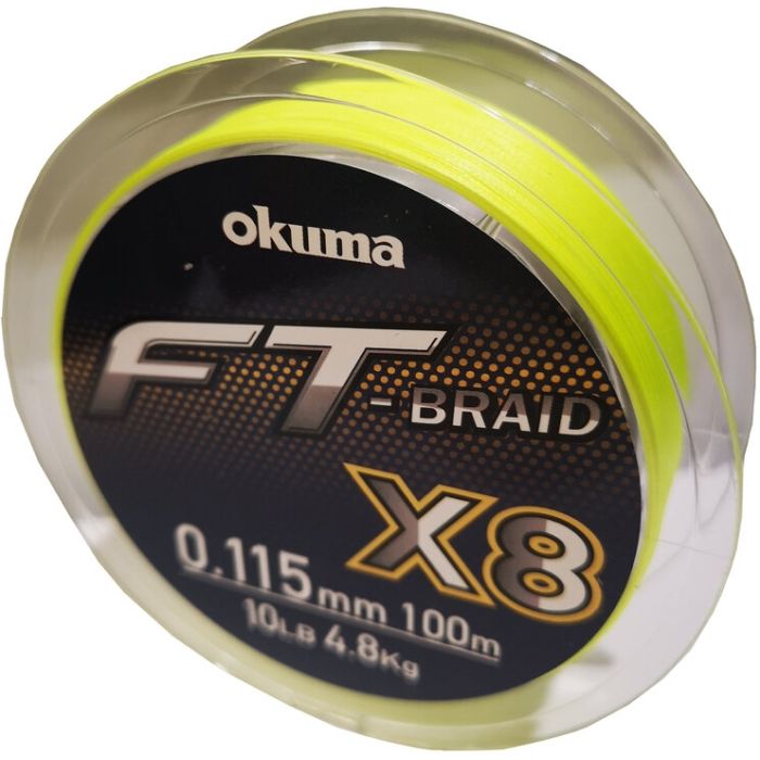 Fir Textil Okuma FT Braid X8, Yellow, 100m