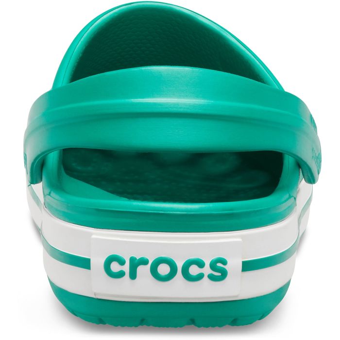 Papuci Crocs Crocband Clog, Deep GreenWhite