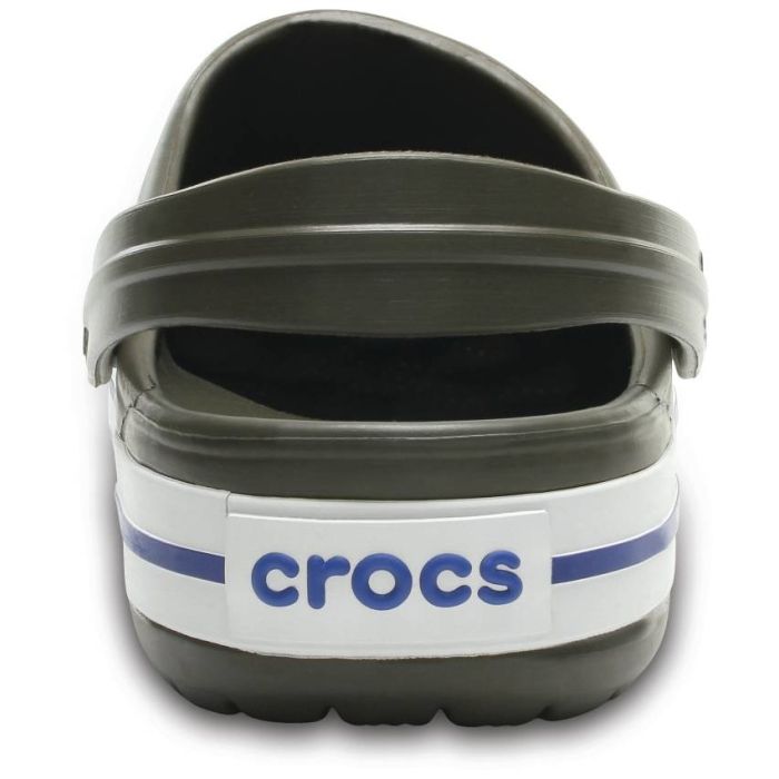 Papuci Crocs Crocband Dark Camo Green
