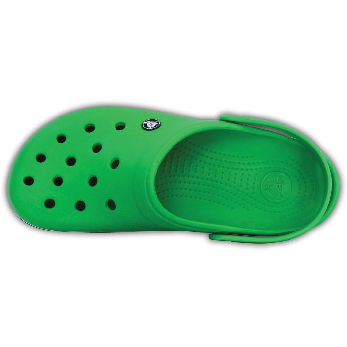 Papuci Crocs Crocband Green/White