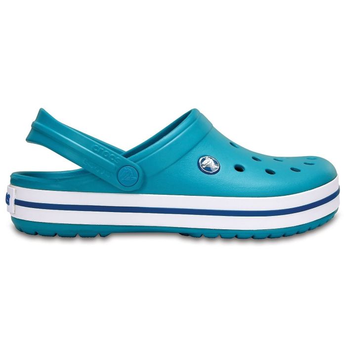 Papuci Crocs Crocband Turquoise/Oyster