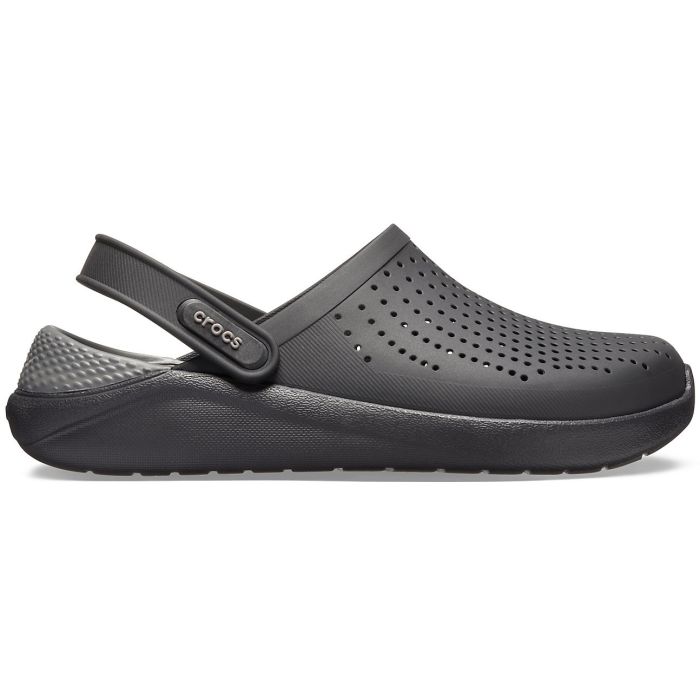 Papuci Crocs LiteRide Clog, Black/Slate Grey