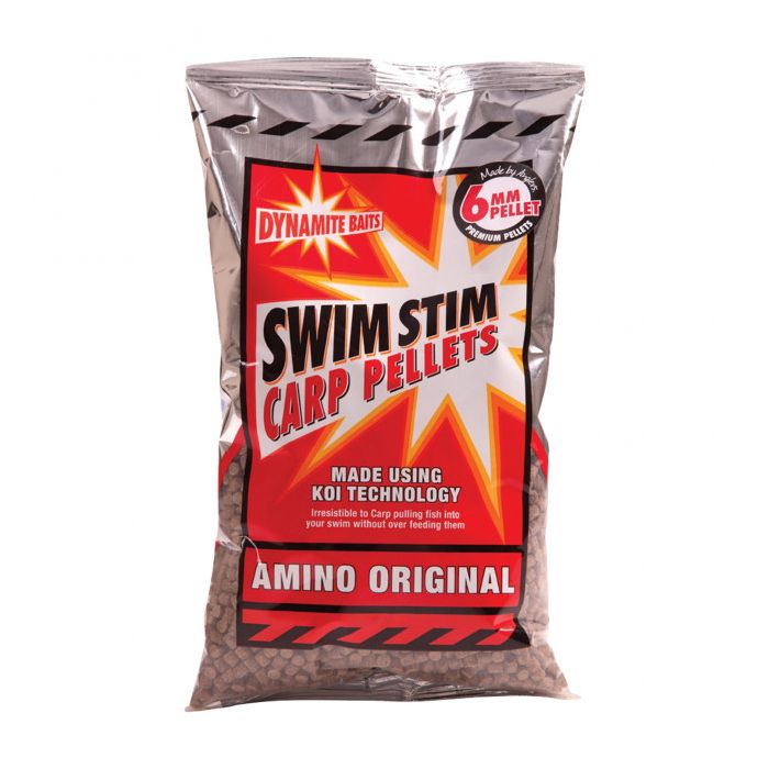 Pelete Dynamite Baits Swim Stim Carp Pellets, Amino Original, 900g