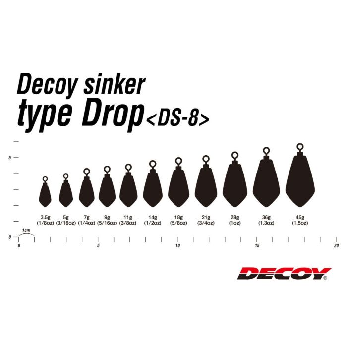 Plumb Decoy DS-8 Sinker Type Drop