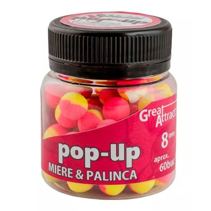 Pop Up Addicted Carp Baits 8mm Miere & Palinca