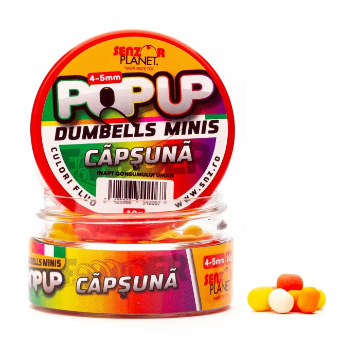 Pop-Up Dumbells Minis Senzor Planet Mix Culori, 4-5mm, 10g