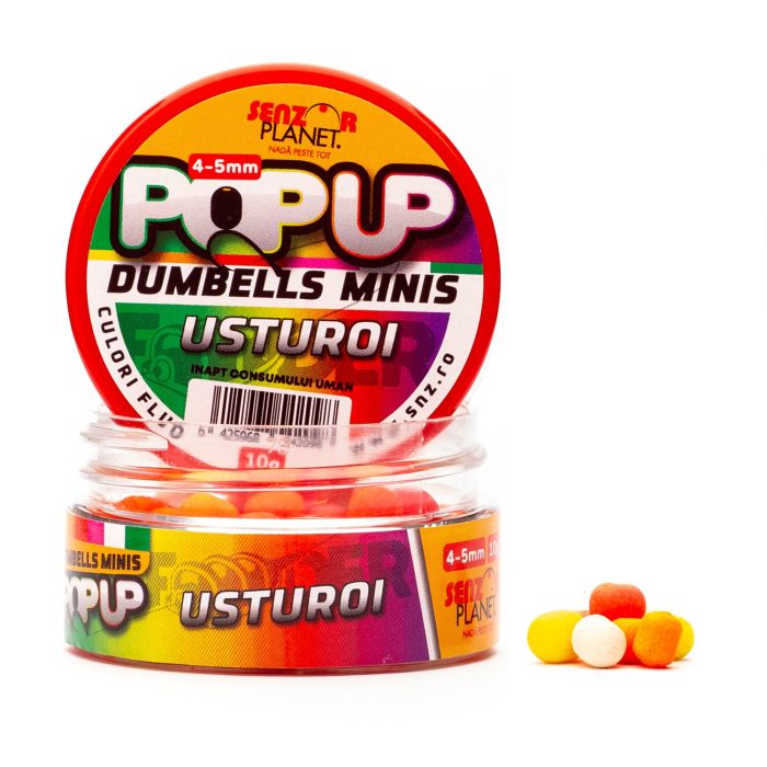 Pop-Up Dumbells Minis Senzor Planet Mix Culori, 4-5mm, 10g