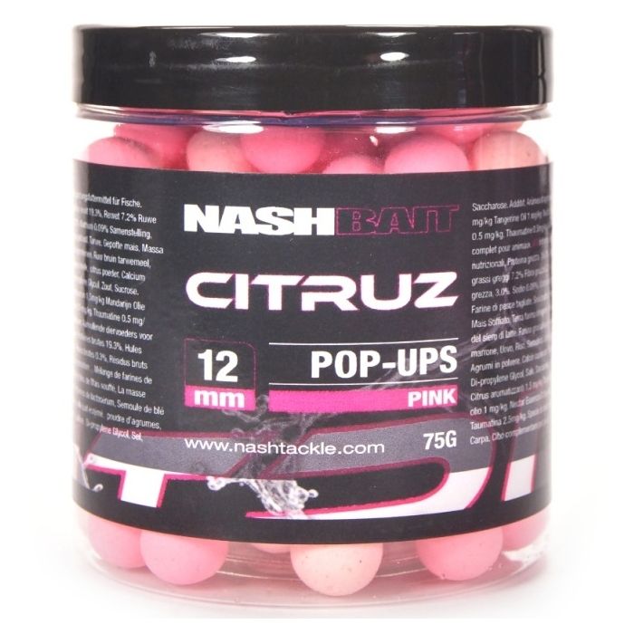 Pop Up Nash Citruz Bait Pink + Spray Aromatizator 3ml, 75g/cutie