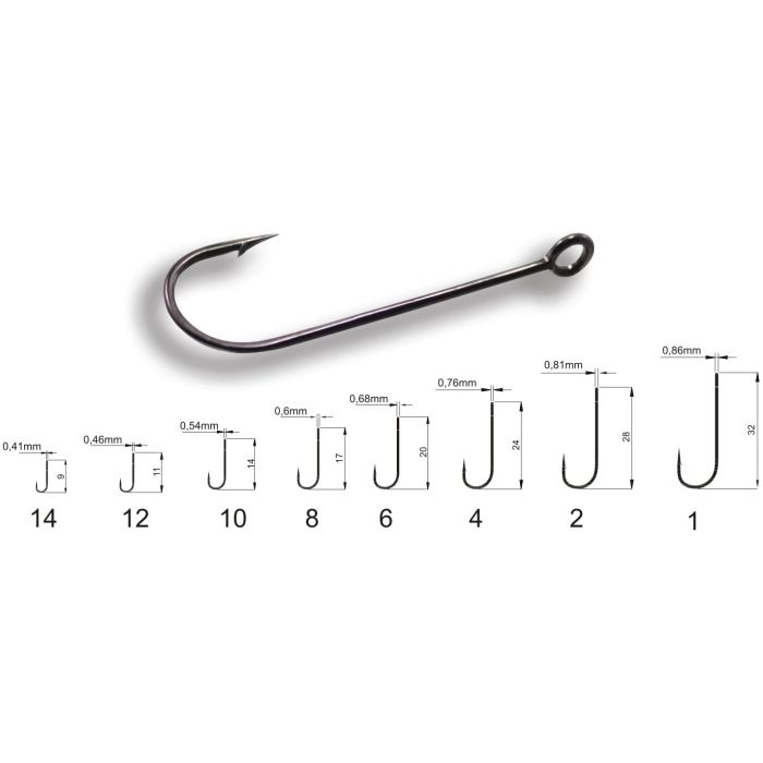 Carlige Crazy Fish Round Bent Joint Hook