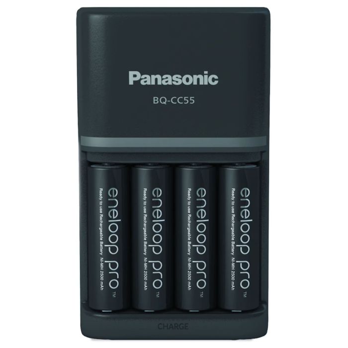 Incarcator Panasonic Eneloop Smart&Quick Pro, 4xAA, 2500mAh