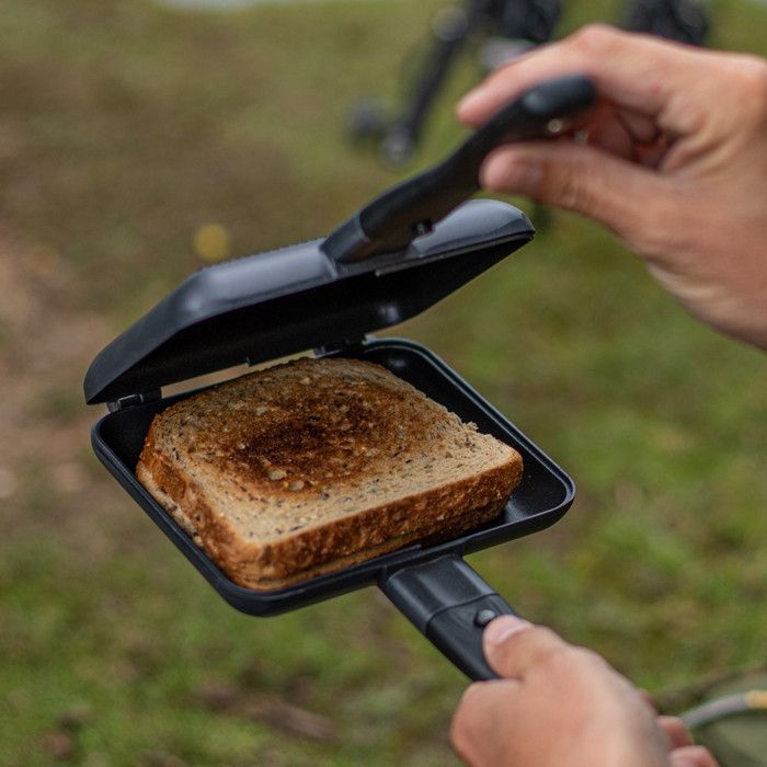 RidgeMonkey Connect Compact Sandwich Toaster Standard, Grey GunMetal