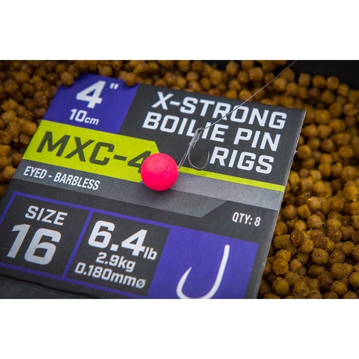 Riguri Matrix MXC-4 Barbless X-Strong Boilie Pin, 10cm, 8bucplic