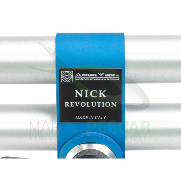 Rod Pod Meccanica Vadese Nick Revolution, Bianco Satinato/Blue, Panoramico, 4 posturi