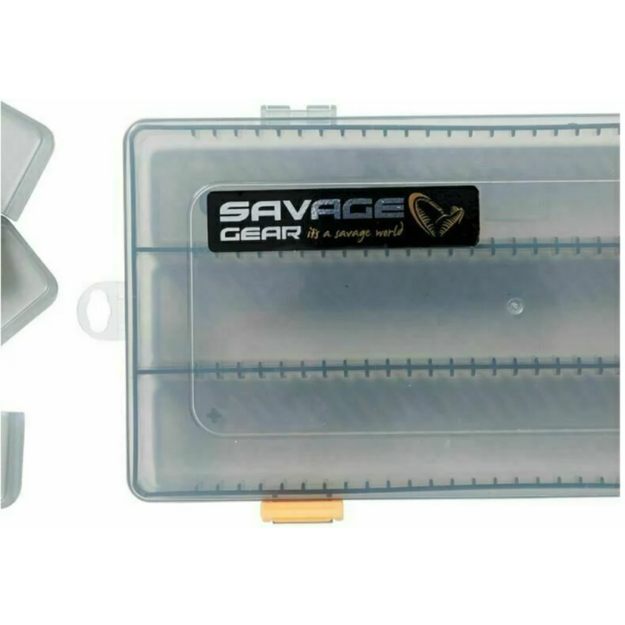 Set 2 Cutii Savage Gear Pentru Accesorii Smoke 23x11x3.5cm