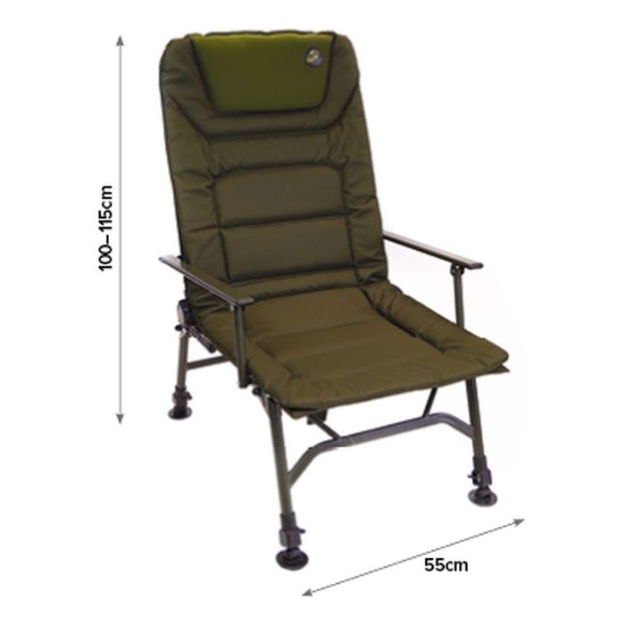 Scaun Carp Spirit Blax Arm Chair, 55x100-115cm