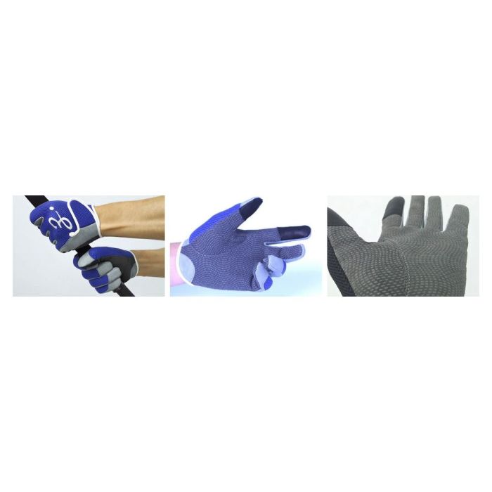 Manusi Zenaq 3-D Short Glove Blue