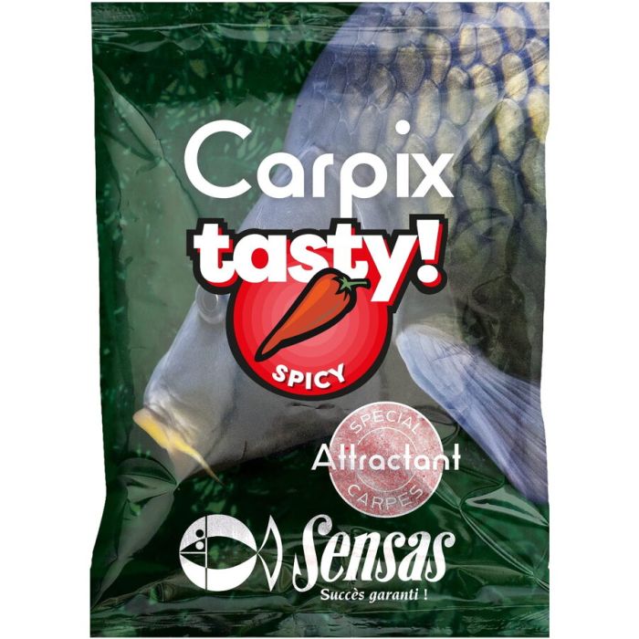 Aditiv Pudra Sensas Carp Tasty, 300g Spicy (Robin Red)