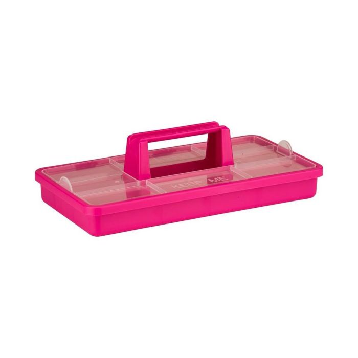 Set Spinning Valigeta pentru Copii Skakespeare Cosmic Tackle Box, Pink, 18.5x32x18cm