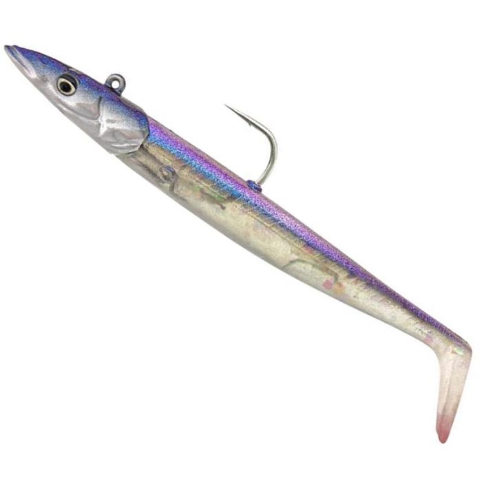 Swimbait Savage Gear Sandeel V2, 18cm, 86g, Blue Sandeel, 2+1buc