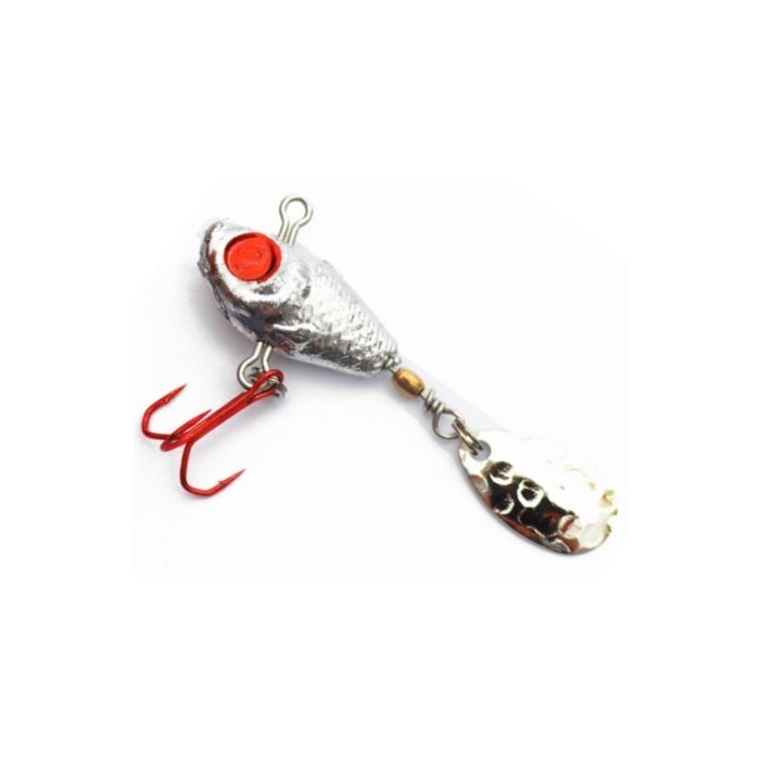 Spinnertail Profi Blinker Jig Fish, Silver, 13g
