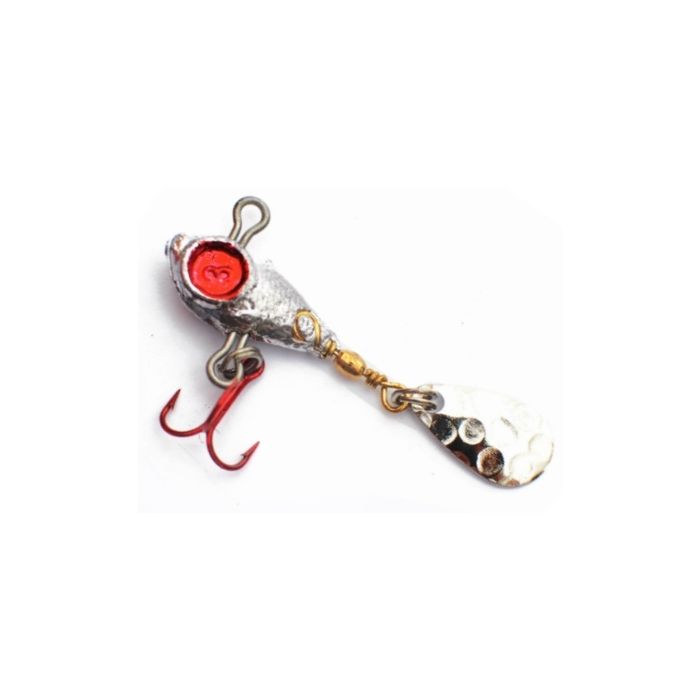 Spinnertail Profi Blinker Jig Fish, Silver, 3g