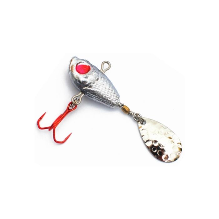 Spinnertail Profi Blinker Jig Fish, Silver, 40g