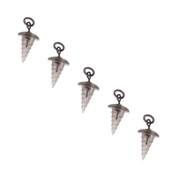 Surub cu Inel de Momeala RidgeMonkey RM-Tec Hook Ring Bait Screws, 5buc/plic