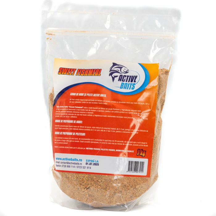 Groundbait Active Baits, 1kg Sweet Fishmeal
