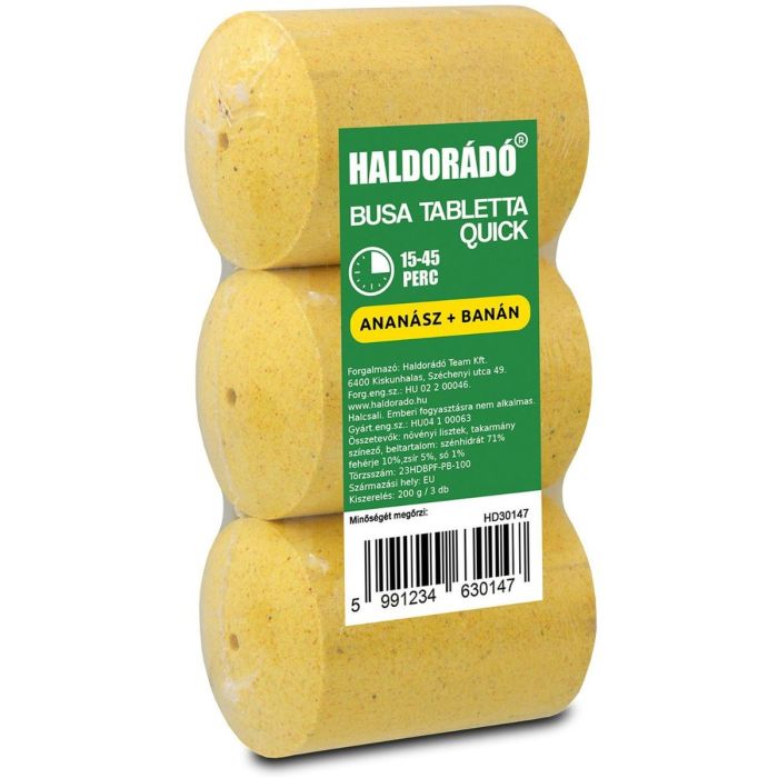 Tablete Pentru Nadire Haldorado Busa Tabletta, Timp Dizolvare 15-45min, 200G, 3bucpachet
