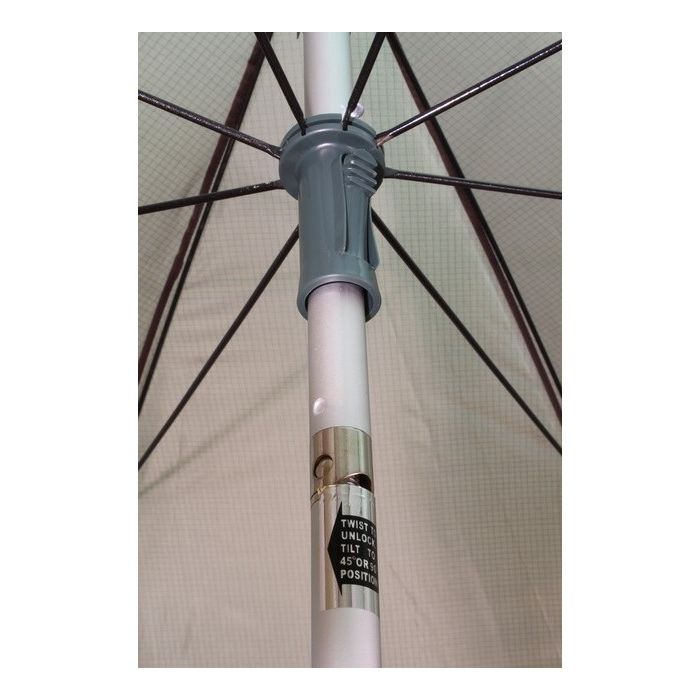 Umbrela cu Paravan Delphin, Verde, Ø=250cm