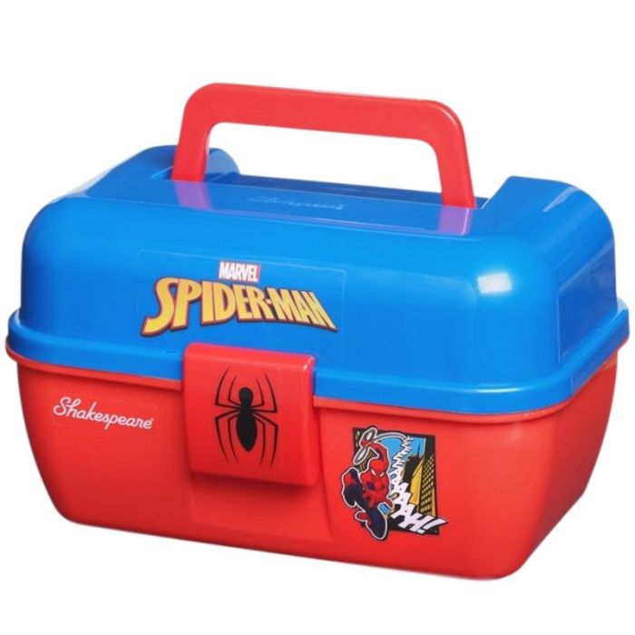 Valigeta Pescuit Shakespeare Marvel Spiderman Tacklebox, 23.50x15.50x14cm