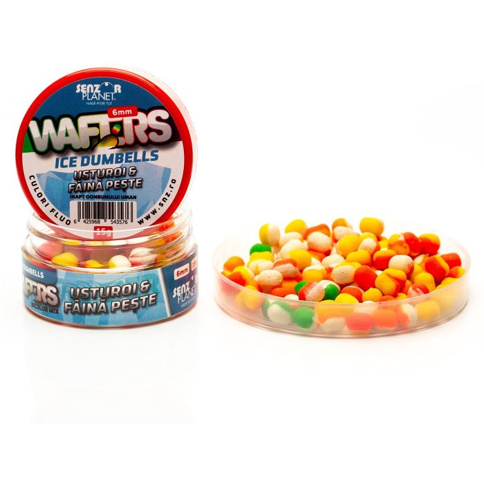 Wafters Senzor Planet Ice Dumbells Bicolor , 6mm, 15g